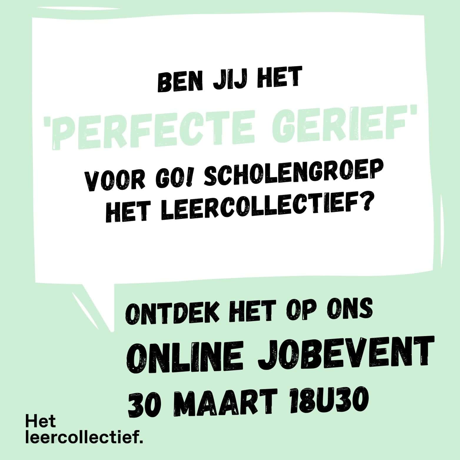 Online jobevent GO! scholengroep Het Leercollectief